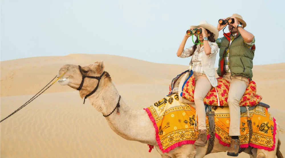Camel Ride Sand Duens in Barmer Rajasthan