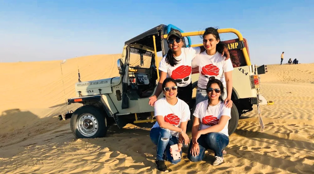 Jeep Safari Barmer Sand Duens in Rajasthan